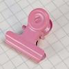 Pinza de Cola Redonda Rosa Retro Estilo Harajuku Japonés para Mujer Pinza Larga de Cola Metálica Pinza para Papeles de Examen de Estudiante Pinza para Facturas de Datos