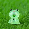 Rana Luminosa Micro Paisaje DIY Resina Accesorios Transfronterizos Animal Pequeño Mini Adornos Adornos Creativos para Coche