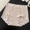 7316 Tesoro de Principios de Otoño Panty Jacquard Bordado Francés de Algodón de Cintura Alta para Mujer con Control de Abdomen y Entrepierna de Algodón Puro 10A