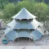 Dosel Gigante de Piña en el Súper Resort Grande para Reuniones de Team Building, Actividades de Camping en Restaurante y Excursiones por Áreas Escénicas