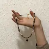 Otoño e Invierno Nuevo Collar Apilado de Piedra Ojo de Tigre Maillard Cadena para Clavícula de Moda Retro de Nicho Otoño e Invierno