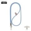 Cordón elegante de 6 mm con hebilla doble para teléfono móvil, para muñeca, corto, funda para teléfono móvil, cordón tejido, cordón para cámara/llaves, antipérdida