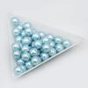 Perla de imitación ABS de medio agujero de color, perla para bricolaje, joyería, ropa, hilo, falda, pendientes, accesorios, perlas, 100