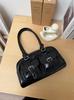 Bolso de Mano Retro de Bolos para Mujer 2026 Nuevo Otoño e Invierno Moderno Versátil Casual para el Trabajo y el Trayecto Bolso de Hombro