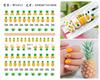 Pegatina para Uñas con Arte de Frutas Estilo Deslumbrante Little Red Book Sandía Piña Arándano Pegatina para Uñas con Arte de Frutas WG314-330