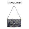 Bolso de Mujer Nuevo Personalizado OEM con Estampado de Moda, Bolso de Hombro para Debajo del Brazo, Bolso de Mano Versátil y Sencillo, Bolso Bandolera Baguette