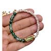 Pulsera DIY de Bodhi Estrella y Luna 3*5mm con Carbón Tostado de Bodhi Pulsera Hecha a Mano para Puesto de Mercado Nocturno