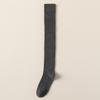 Calcetines Hasta la Rodilla Otoño e Invierno Calcetines de Compresión Adelgazantes Calcetines Japoneses JK Color Sólido Calcetines de Algodón Versátiles Doble Costura Calcetines Largos para Muslo para Mujer