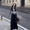 Moletom com capuz de moda estilo coreano puramente desejável, suéter de malha slim-fit para uso externo feminino, nova blusa de base para outono e inverno