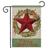 2026 Bandeira de Jardim de Natal Ocidental Amazon Novo Estilo Decoração de Quintal Bandeira Atacado Transfronteiriça Bandeira de Linho Dupla Face