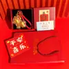 Llavero Popular "Get Lucky" de Shuibei para el Año del Caballo, Cadena para Teléfono de Cordón de Cuero de Poni, Accesorio para Bolsa, Pequeño Regalo Promocional, Práctico