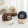 Sombreros para Niños Estilo Callejero Moda Coreana Bloques de Color Bordado con Letra Sombrero para el Sol Versión Coreana Gorra de Béisbol para Niños Primavera