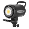 Luz de Relleno Metálica de 120W/200W/300W para Transmisión en Vivo, Fotografía con Luz Suave, Lámpara Solar de Luz Constante Cob con Reflector Profundo y Soporte