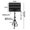 Suporte de Partitura Grande Dobrável Portátil Dobrável para Guitarra Guzheng Violino Painel de Suporte de Partitura Suporte de Exibição