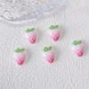 Nuevas Joyas de Arte de Uñas de Frutas y Verduras Lindo Resina Tridimensional Fresa Durazno Piña Uñas DIY Material Joyería