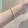 Pulsera de Perlas Dulces para Mujer, Sencilla y de Moda, Pulsera Elegante y con Estilo para el Día a Día, Joyería de Nicho de Tendencia
