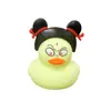 Gota de pegamento de patito amarillo transfronteriza Joyería Guofeng No. 8 Juguete de patito pequeño Accesorios de patito para té de leche DIY Venta directa de fábrica