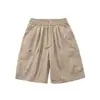 Pantalones Cortos de Trabajo Estilo Americano Rumei, Color Sólido, Diseño Simple, Novedad Verano 2026 Pantalones Casuales para Hombre Cleanfit