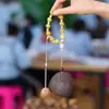 Cascabel Campana de Mano Carrillón Colgante de Bolsa Hecho a Mano Rayo de Sonido Cascabel Colgante Fruta Negra Indonesia Cáscara Fábrica Venta al por Mayor