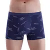 Ropa interior de algodón para hombre, calzoncillos bóxer de algodón con diseño U convexo, de cintura media, estampado 3D, talla grande, nueva ropa interior transpirable para hombre al por mayor