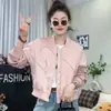 Chaqueta casual de estilo americano nueva de primavera, top versátil y moderno, abrigo corto simple holgado para mujer, chaqueta de primavera para mujer