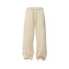 Pantalones casuales de lino y algodón para hombre de estilo chino nuevo de primavera y verano 2025, talla grande, color sólido simple, pantalones de pierna recta modernos