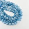 Accesorios de joyería DIY pulsera 8mm piedra ojo de gato blanca cuentas sueltas cuentas redondas cuentas de piedra con cuentas semiterminadas venta al por mayor