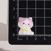 Adornos de Gatito de Resina Lindos Tridimensionales Pegamento de Crema Accesorios Hechos a Mano DIY Decoración de Escritorio de Oficina Regalo Ciervo de Azúcar