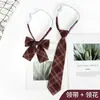 Traje de Pareja JK Corbata para Hombre Estilo Preppy Perezoso Libre Estilo Japonés Camisa Uniforme Corbata Lazo de Uniforme Escolar para Niña