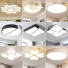 Luces geométricas para dormitorio, lámparas de techo LED minimalistas, luces para estudio para jóvenes, luces de alta gama para sala de estar y lámparas para comedores