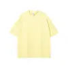 Nuevo Producto de Manga Corta 275g Tono Tierra Holgado Camiseta de Manga Corta Lisa para Hombre Niebla Algodón Puro Marca Trendy para Hombre Ropa para Hombre Tallas Grandes