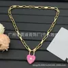 Nueva colección de collares marca D/marca Dior, disponible exclusivamente para comercio electrónico transfronterizo, productos nuevos con etiquetas originales, collar de nariz de cerdo CD al por mayor