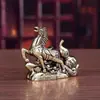 Mascota de Escritorio Caballo a la Suerte Rueda de la Fortuna Caballo del Zodiaco Adornos para Oficina y Coche Mascota para Té Decoraciones para el Hogar