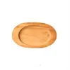 Bandeja Teppanyaki de Madera de Pino Personalizada, Base de Madera Aislante de Calor, Bandeja de Madera para Pizza, Plato para Bistec, Plato Occidental para Uso en Casa, Rectangular