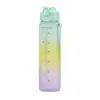 Vaso de Agua de Plástico con Set de Gradiente de 3 Colores de 700 ml, Unisex, Adecuado para Fitness y Deportes al Aire Libre, Alta Apariencia y Gran Capacidad