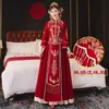 Vestido Xiuhe de Veludo 2026 Novo Verão Casamento Vestido de Noiva Vestido de Casamento Feminino Estilo Chinês Vestido de Casamento Xiuhe Kimono Outono Inverno