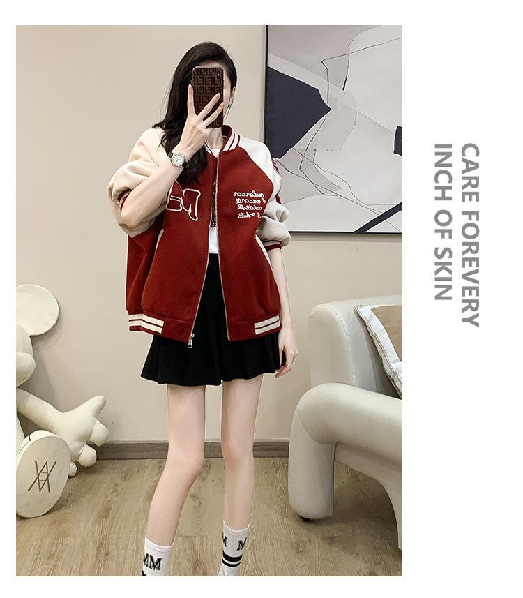 跨境淘货源分销2023秋冬季新款街头潮流减龄小个子爆款欧货网红款运动毛呢外套棒球服休闲运动气质休闲时尚流行新款秋冬装秋冬装女装时尚毛呢外套棒球服毛呢外套棒球服女装秋冬季毛呢外套棒球服女毛呢外套棒球服女女士运动服女装毛呢外套棒球服休闲毛呢外套棒球服秋冬季毛呢外套棒球服女装时尚毛呢外套棒球服盐系休闲毛呢外套棒球服女装2023百搭设计感小众洋气欧货阿里国际站跨境采购Cross-border, shopping source, distribution, 2023 autumn and winter new, street trends, age reduction, small, explosive, European goods, network red, sports woolen coat, baseball clothes, casual sports, temperament leisure, fashion popular, new autumn and winter wear, autumn and winter wear women's clothing, woolen coat, baseball clothes, women's autumn and winter, woolen coat, baseball clothes, Woolen coat baseball wear women, women's sportswear, women's woolen coat baseball wear, casual woolen coat baseball wear autumn and winter, women's fashion, salt department, casual woolen coat baseball wear women's wear, 2023 all match design sense, niche fashion, Ali International Station, cross-border procurement