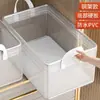 Caja de Almacenamiento Transparente para Ropa del Hogar, Caja Organizadora, Cesta de Almacenamiento para Juguetes, Armario de Dormitorio, Artefacto de Almacenamiento de Gran Capacidad