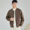 Jaqueta Casual Simples de Manga Longa Masculina Design 2026 Toque de Luxo Personalidade Versátil Tendência de Nicho Roupa Masculina