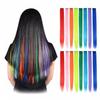 Famoso en Internet cos parche para el cabello degradado oreja colgante teñido peluca una pieza sin costuras invisible fibra química seda de alta temperatura parche de color