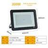 Luz de proyección LED 50W100W200W luz de proyección LED exterior impermeable reflector grande favorablemente transfronterizo