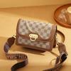 Bolsos para Mujer, Popular 2025 Nuevo Bolso Cuadrado Pequeño de Poliéster de Moda, Moderno y de Alta Gama, Versátil Bolso Bandolera de Un Solo Hombro para Mujer Pu