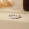 Anillo Par de Anillos Par de Anillos Pareja Plata Pie S999 Luz de Lujo Arena Flash Pulsera Fresca Pequeña Novia Día de San Valentín Enviar