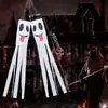 Manga de viento Bandera Arcoíris Bandera Americana Manga de viento Navideña Bandera de Cara de Fantasma de Halloween Decoración Festiva 3D