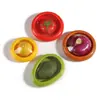 Traje de caja transparente para conservar frutas y verduras frescas, limón, aguacate, tomate, cebolla, caja de almacenamiento para refrigerador, congelador