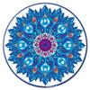 Venta al por mayor de fábrica Mandala transfronterizo cojín de ventosa de cerámica con corcho viento INS redondo mantel individual accesorios para el hogar