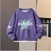 Conjunto de Dos Piezas de Sudadera Estilo Primavera y Otoño para Niños 2026 Niños y Niñas Sudadera con Estampado de Letras y Pantalones Jogger Conjunto de Dos Piezas Moderno