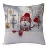 Fronha de almofada de boneco de neve para o Natal Fronha para almofada de sofá nórdica e capa para almofada de mesa e cadeira de escritório Fabricantes atacado
