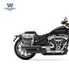 Coche muscular Wolf adecuado para Harley avance 117 bolsa lateral bolsa lateral caja lateral retro bolsa para casco con portaequipajes de liberación rápida