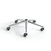 Accesorios de silla de cinco estrellas electrochapados: silla giratoria, silla de computadora, base de silla ejecutiva, armazón, chasis, charola, pistón de gas y ruedas